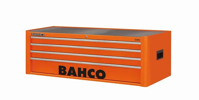 Bahco Classic Werkstattwagen-Aufsatz 40" mit 4 Schubladen orange 1485KXL4