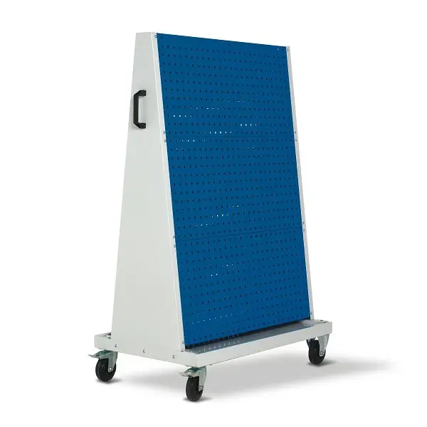 bott perfo Rack plus mobil 6 Lochplatten BxTxH: 1000 x 650 x 1600 mm RAL 7035/5010 14026026.11