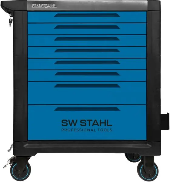 SW-Stahl Profi-Werkstattwagen TT802 blau unbestückt 07110L