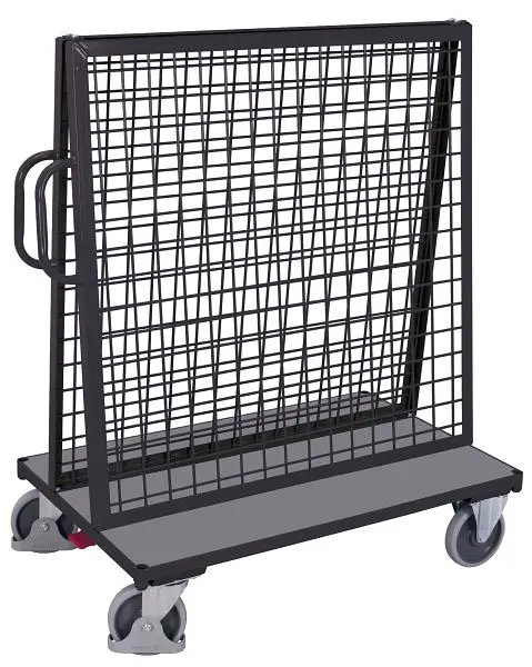 VARIOfit Werkstückwagen Ladefläche: 2 x 1.260 x 245 mm RAL 7016 anthrazitgrau sw-800.800/AG