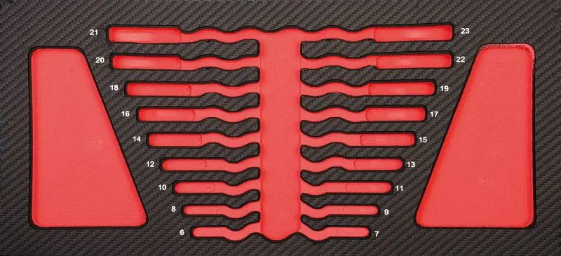 Projahn ProForm Einlage leer für Doppelgabelschlüssel 5999-02E