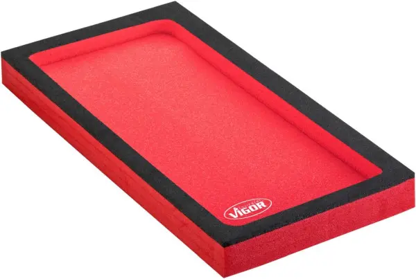 VIGOR 2-Komponenten Weichschaum-Einlage mit Leerfach Leere Weichschaumeinlage mit Ausfräsung (Leerfach) Grösse S V5009