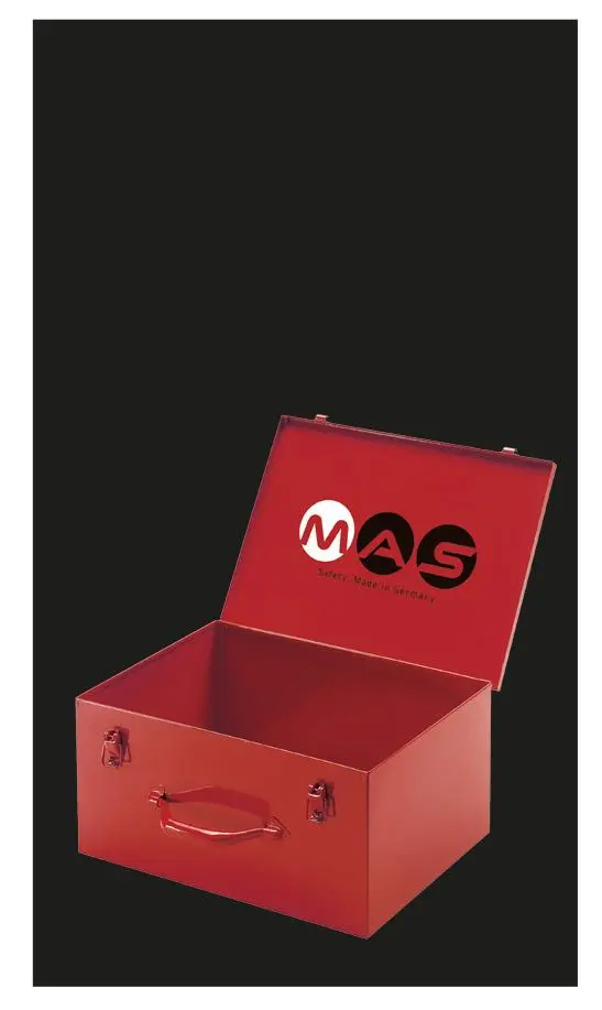 MAS Gerätekoffer farbig Stahlbleceh 51215