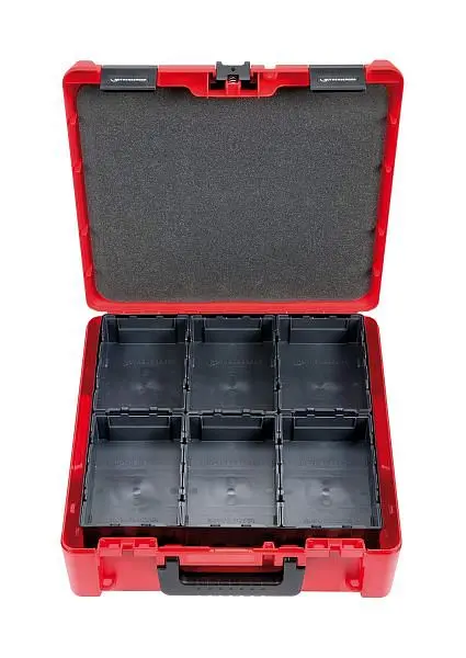 Rothenberger ROCASE 4414 rot mit 2 Trays und ROBOXEN 1000002108