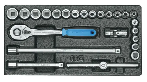 GEDORE Systemeinlage leer Nuss-Satz 3/8'' 5621220