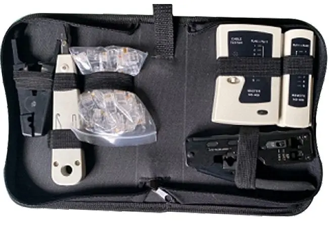 Helos Handwerkerkoffer Netzwerktechnik 6 1 mit Tasche 304270