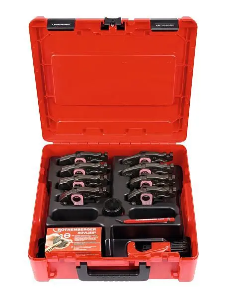 Rothenberger Pressbackenset Compact Maxipro1/4"-1.1/8" + Handwerkzeuge 1000001989