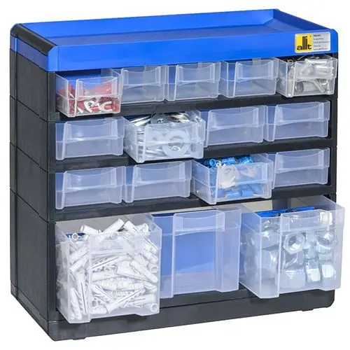 Allit VarioPlus Pro Kleinteilemagazin 29/32 Farbe: blau/schwarz Masse: 167 Gramm 464600