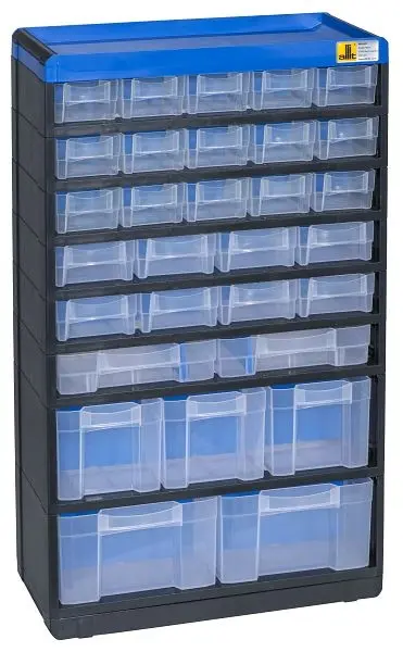 Allit VarioPlus Pro Kleinteilemagazin 53/60 Farbe: blau/schwarz 464650