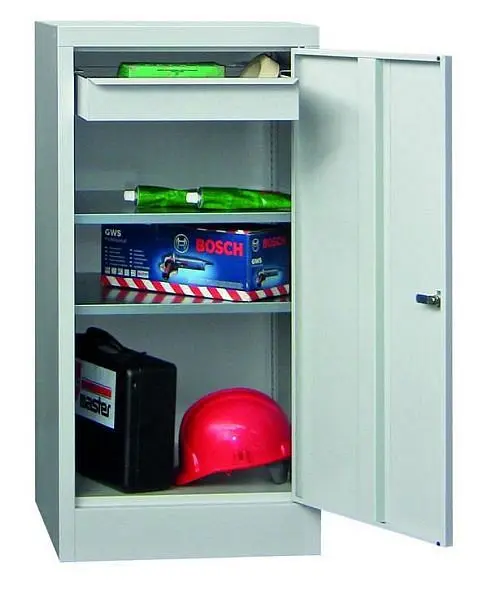 Pavoy Werkzeugschrank 1000/500/500 2 Böden verzinkt 1 Schublade 32370-050-006-735716