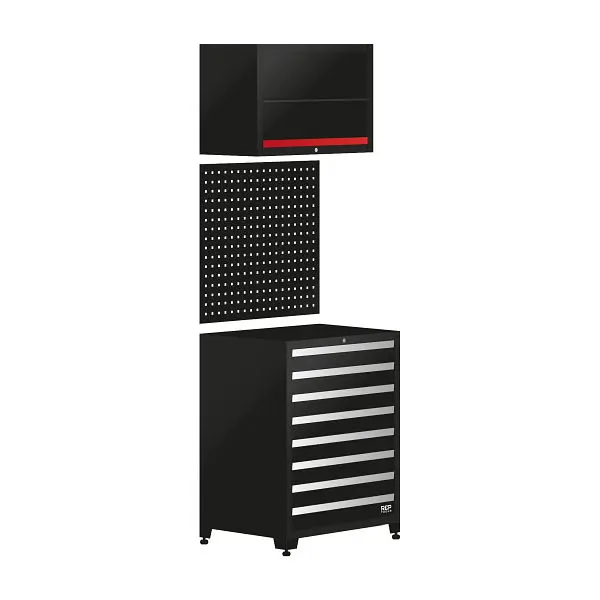 RepTools Metall Unterschrank mit 8 Schubladen Lochwand und Hängeschrank XXL-118823