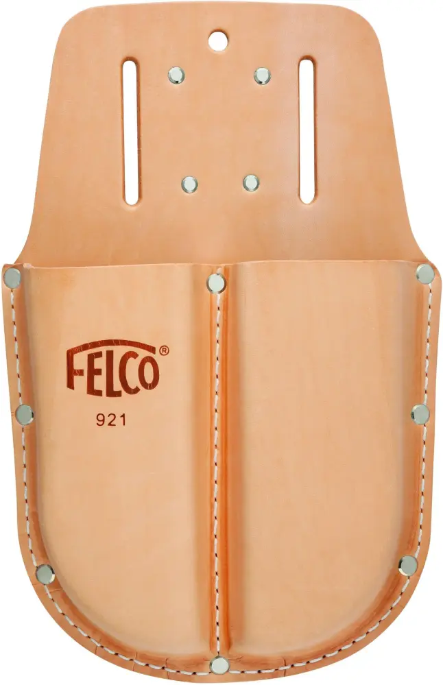 Felco Etui - Aus Leder - Mit Schlaufe und Klammer Doppelholster FELCO 921