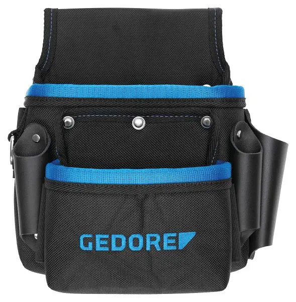 GEDORE Duo-Tasche 2 riesige Vorratsfächer Ledertasche für Messer 1818201
