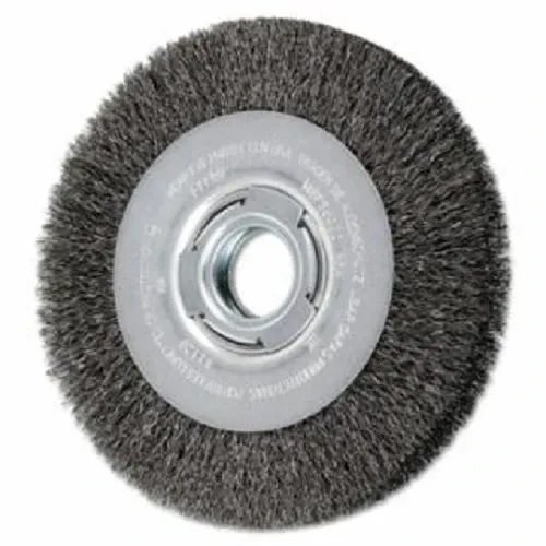 7 Inch Carbon Edelstahl Medium Crimped Wire Wheel Brush 419-81121
