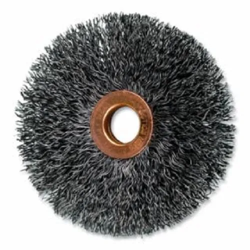 3 Inch Carbon Stahlblech Tube Center Wire Wheel Brush 419-81545 (Pack 10) mit klarer Sicht