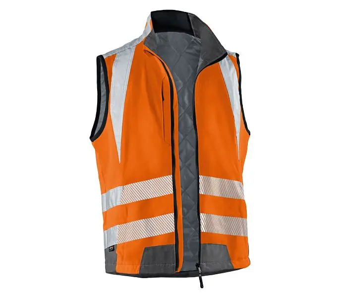 Kübler REFLECTIQ Weste PSA 2 Farbe: warnorange/anthrazit Grösse: 3XL 7207 8340-3797-3XL