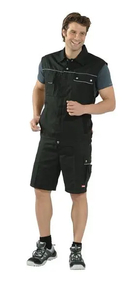Planam Canvas 320 Weste schwarz/schwarz Grösse S 2164044