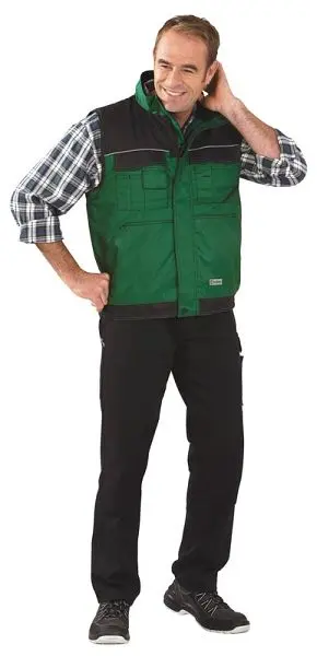 Planam Outdoor Dust Weste farngrün/schwarz Grösse L 3316052