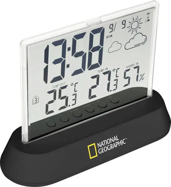 National Geographic Klar 9070300 Funk-Wetterstation