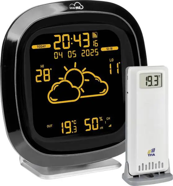 TFA Dostmann TFA.me ID-04 35.8102.01 WLAN-Wetterstation Vorhersage für 4 Tage Anzahl Sensoren max. 5 IP65 Wassergeschützt