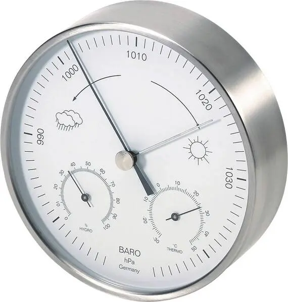 Wetterfestes TFA Dostmann Analoge Wetterstation für innen und außen 20.2027.60 Analoge Wetterstation