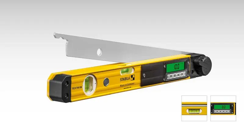 STABILA Elektronischer Winkelmesser TECH 700 DA / 80 cm mit Tasche 19018