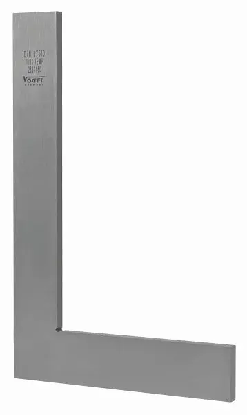 Vogel Germany Kontrollwinkel DIN 875 GG 0 300 x 200 mm flach rostfrei 310006