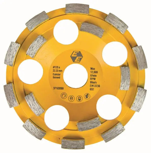 Eibenstock Diamant-Schleifteller Estrich „Premium“ Ø 125 mm 37103000