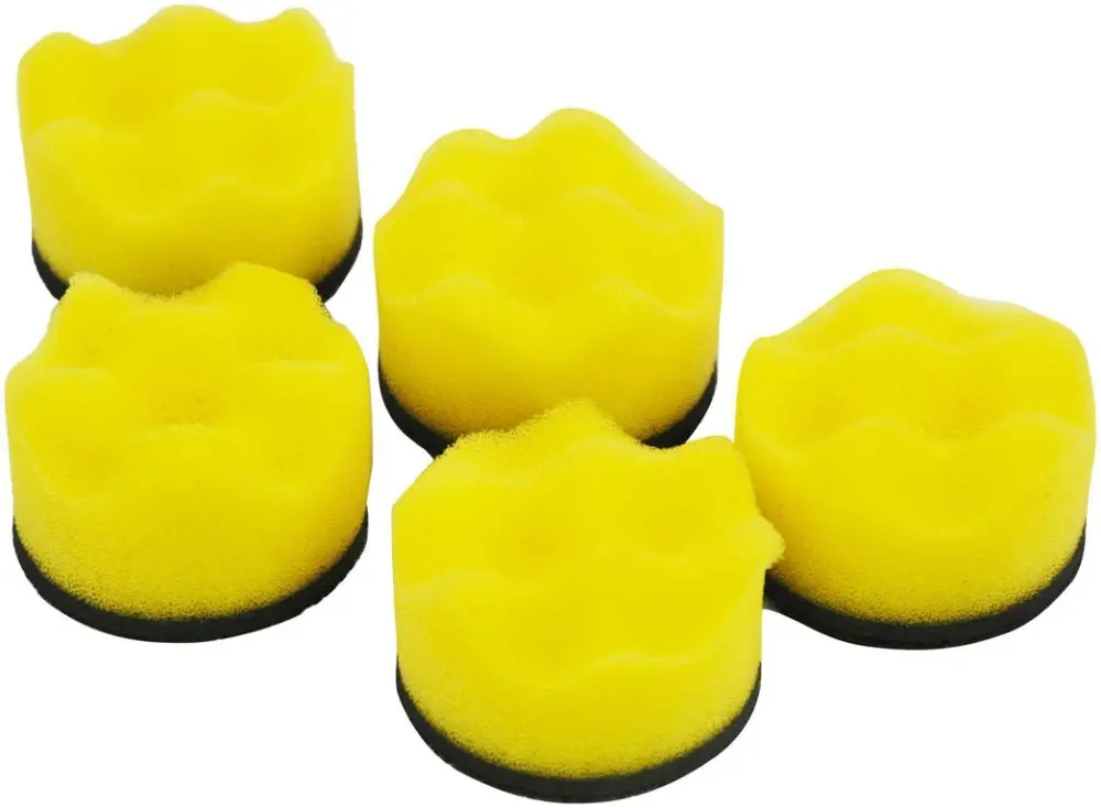 Hazet 5 Stück Ersatz-Polierpads gewölbt Ø 50 mm 9033M-9-011