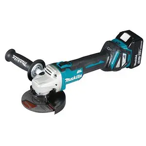 Makita Akku-Winkelschleifer 18 V / 50 Ah 2 Akkus + Ladegerät im MAKPAC DGA511RTJ