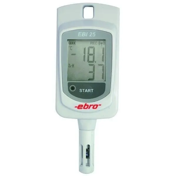 ebro EBI 25-TH Feuchte-Temperaturdatenlogger mit Funk mit externem Feuchtesensor 1340-6202
