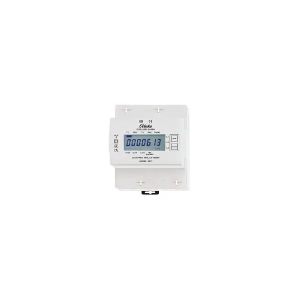 Eltako Drehstromzähler 3x80A elektrisch digital B 65A Eintarif 50-60Hz S0 1000kvarh DSZ15DE-3X80A 115013