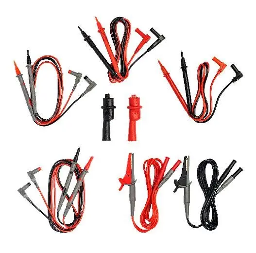 PANCONTROL Kroko-Klemmen aufsteckbar für Prüfspitzen (rot + schwarz) PAN KK15