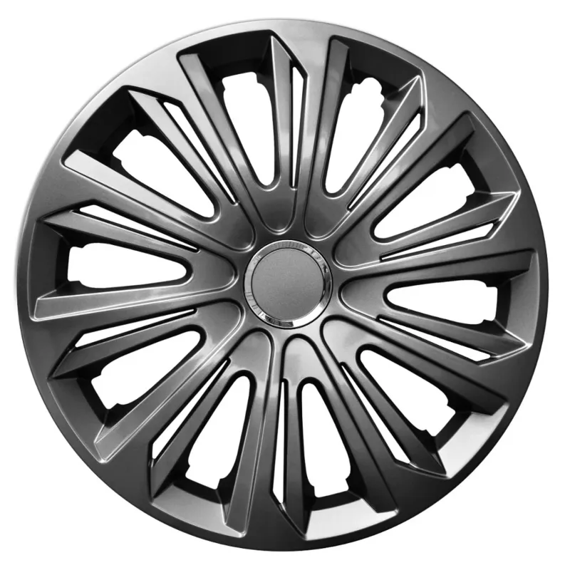 4er Sets Radkappen Stark Graphit Lackiert 14" ABS-Kunststoff
