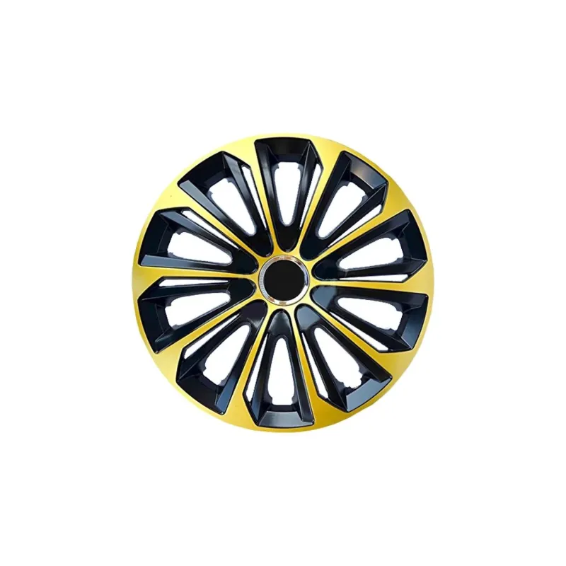 15 '' NRM EXTRA ROBUST GOLD SCHWARZ gold-schwarz Radkappen 4 Stück