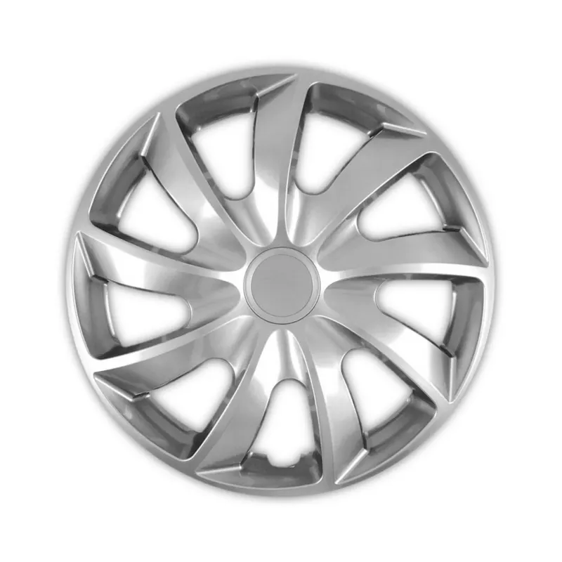 NRM Quad Platinfarben 17" Radkappen Silber - Mit Schutzlack überzogen