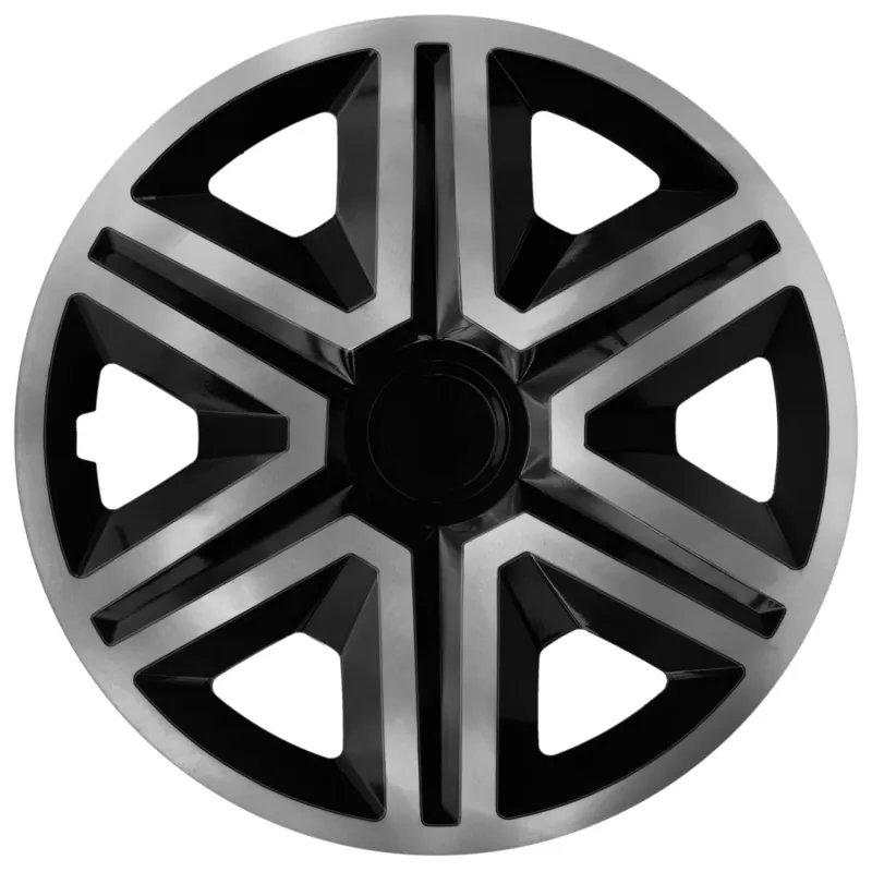 NRM 16 " Radabdeckungen Radkappen Für alle modelle 4 PCS Graphit Schwarz Witterungsbeständig