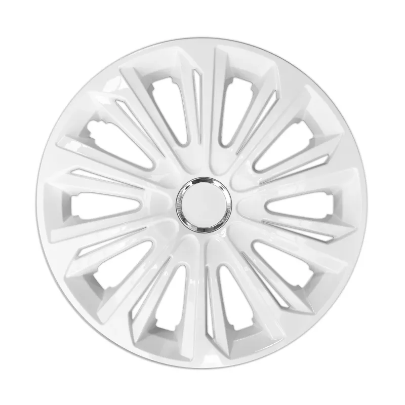 16" NRM STARK WHITE PAINTED Radkappen 4 Stück - Weiß