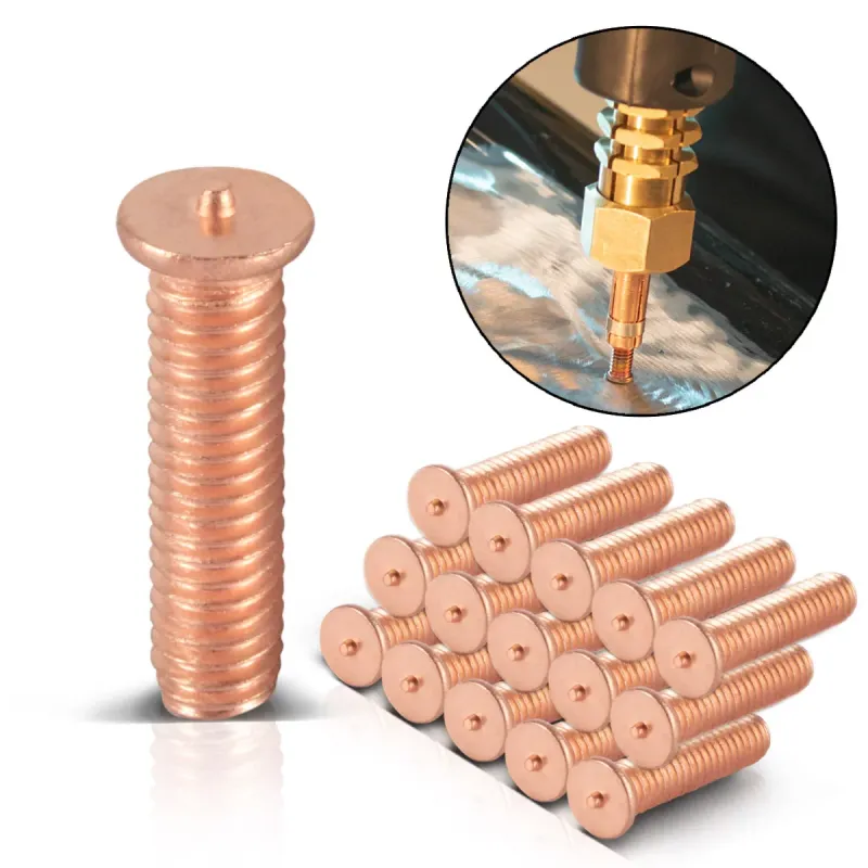 Alu-Gewinde- STAHLWERK Schweissbolzen M4 Gewinde 200er Set, Vernetzt Repair Zubehör für Ausbeulspotter / Dellenlifter / ...