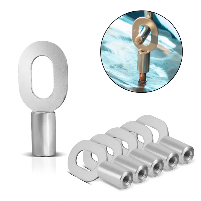 Gewinde-Einsatz- STAHLWERK Anschweißösen mit M5 Gewinde 20er Set, Vernetzt Repair Zubehör für Ausbeulspotter / Dellenl...