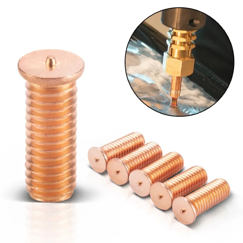 Gewindereparatur-Set STAHLWERK Schweißbolzen M6 Gewinde 100er Set, Vernetzt Repair Zubehör für Ausbeulspotter / Dellenl...