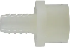 1/2 X 1/2 Hose Barb X FIP White Synthetik Adapter 33061W