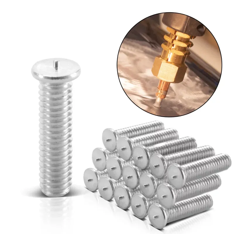 STAHLWERK 2 x Aluminium Schweissbolzen M4 Gewinde 100er Set, Vernetzt Repair Zubehör für Ausbeulspotter / Dellenlifter /...