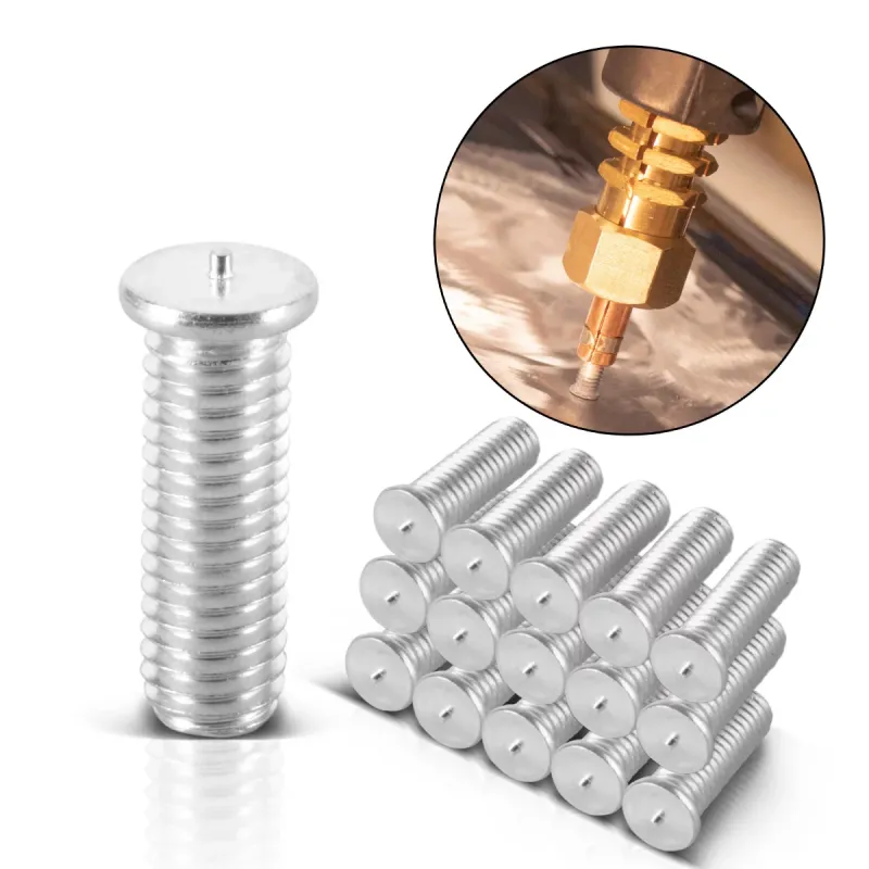 STAHLWERK Aluminium Schweissbolzen M5 Gewinde 200er Set, Vernetzt Repair Zubehör für Ausbeulspotter / Dellenlifter / Pun...