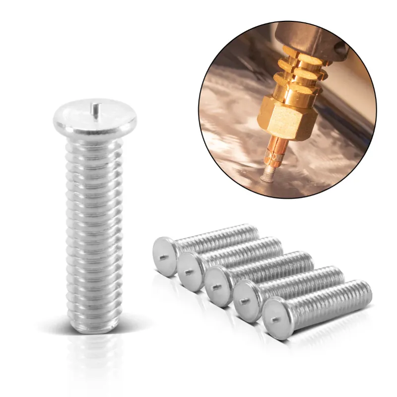 Steelworks Aluminium welding bolts M4 thread 100 set, smart repair accessories drain spotters / dell lifter / dot welding ...