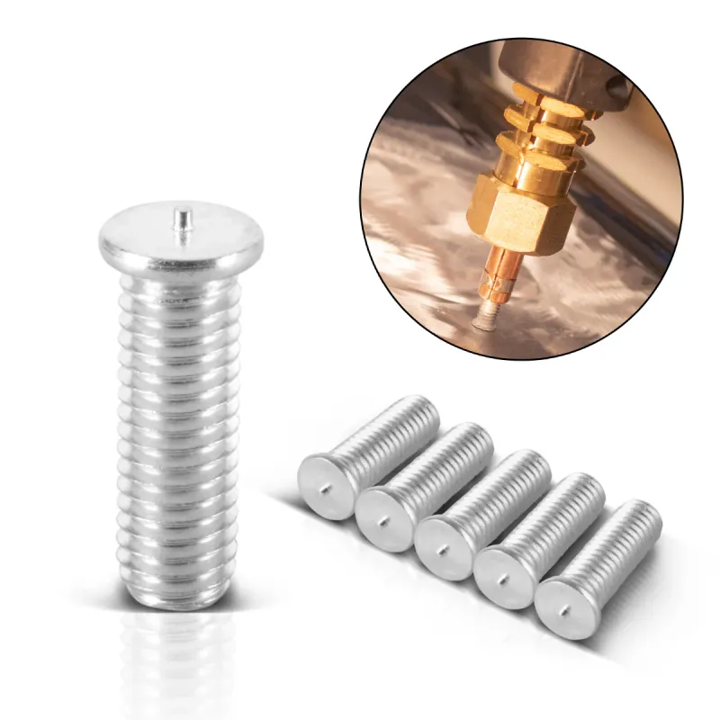 Steelworks Aluminium- welding bolts M5 thread 100 set, smart repair accessories drain spotters / dell lifter / dot welding...
