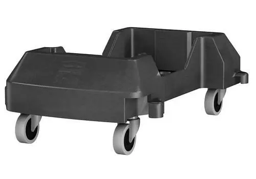 DENIOS Fahrwagen aus Polyethylen (PE) für Wertstoffsammler mit 60 / 90 l Volumen grau 115951