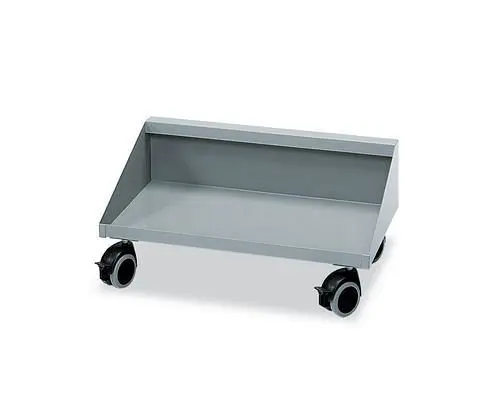 DENIOS Rollwagen aus Stahlblech für 2 x 15 Liter oder 1 x 30 Liter Sammelboxen grau 116007