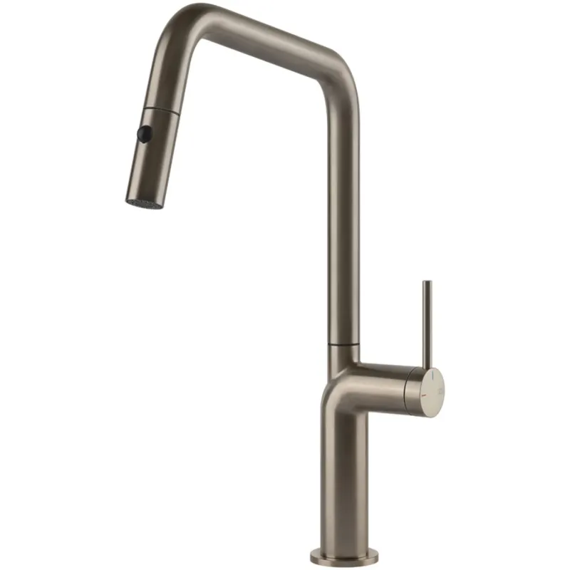 Lithium-Ionen GESSI: Hochdruck- Einhebelmischbatterie STILA mit Brause, Mischbatterie, 17826 22,1 cm