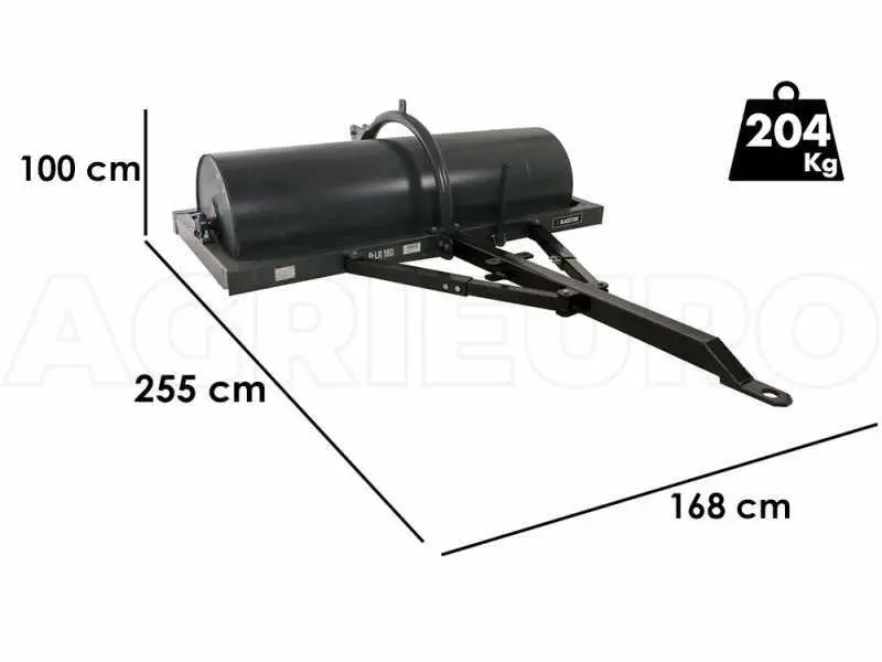Traktor-Walze Blackstone B-LR 150 Walze, Anhängerdeichsel + Dreipunktaufhängung